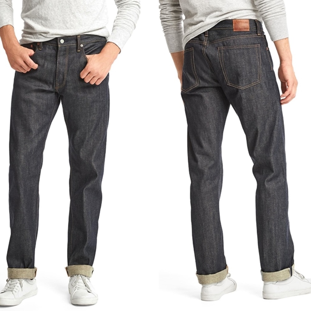 NEW GAP 1969 Raw Japanese Selvedge Jeans 32x30